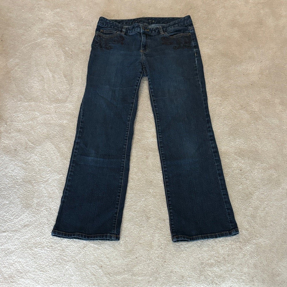 Michael Kors Dark Blue Wide Leg Jeans
